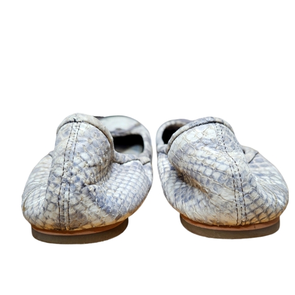 Sam Edelman Felicia Snake Print Leather Flats - Picture 8 of 10
